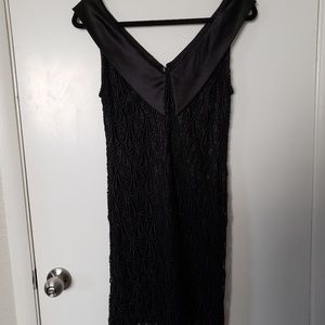Yoana Baraschi Black Lace Cocktail Dress Size 4